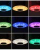 60W RGB LED Ceiling Light bluetooth Music Speaker Lamp Remote APP Control AC220V