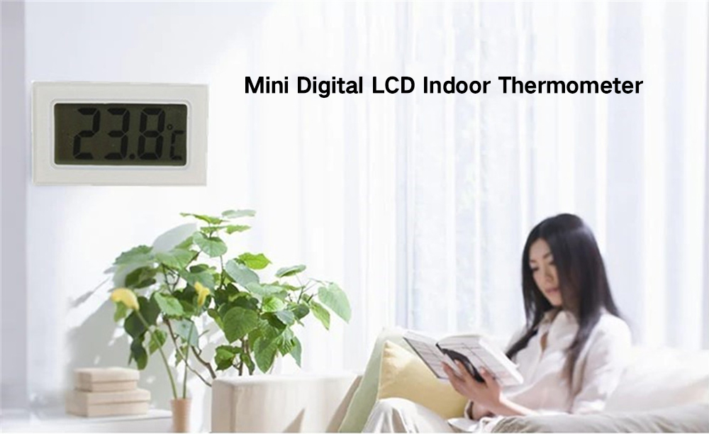 SpedCrd Mini Digital LCD Temperature Meter Electronic Thermometer